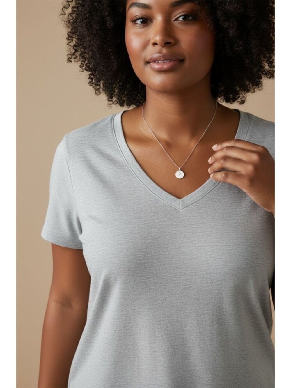 Kate Spade "P" "One in a Million" Reversible Pendant Necklace Silver Plated - Picture 4 of 13